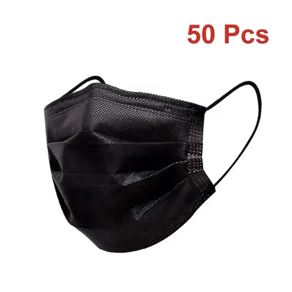 Szájmaszk 50db fekete