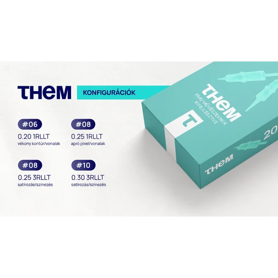 THEM tűmodul Türkiz - 0,30 3RLLT