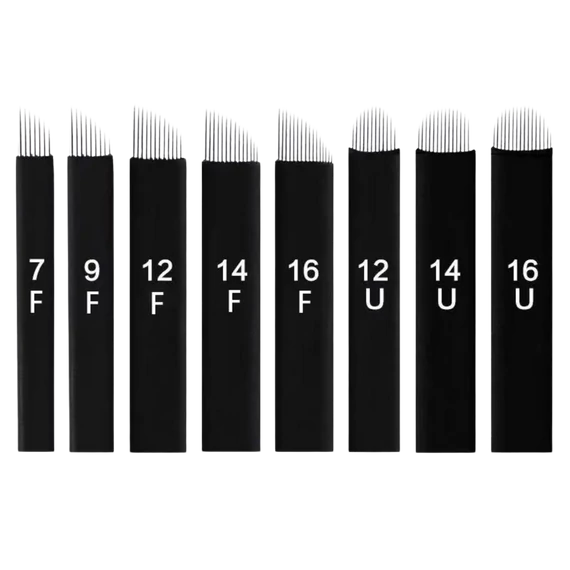 Black NANO microblading tűk
